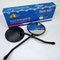 SIDE MIRROR SET MD90/CG125 10MM BLACK SOKO